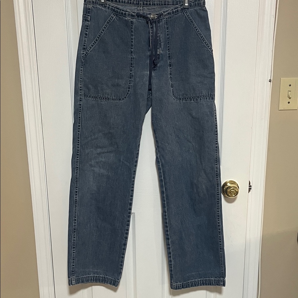 Women's Dark Gray Relaxed Denim Jeans